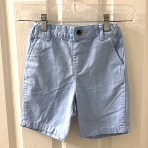 The Children’s Place Boys Light Blue Cotton Chino Shorts Sz 5 Adjustable Waist